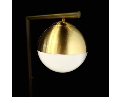 Торшер Geneva Single Glass Globe Floor Lamp