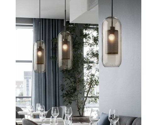 Подвесной светильник CATCH AMBER Pear S D25