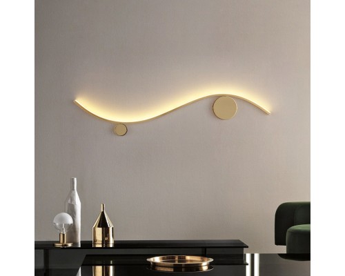 Настенный светильник TEMP L60 Brass ImperiumLoft