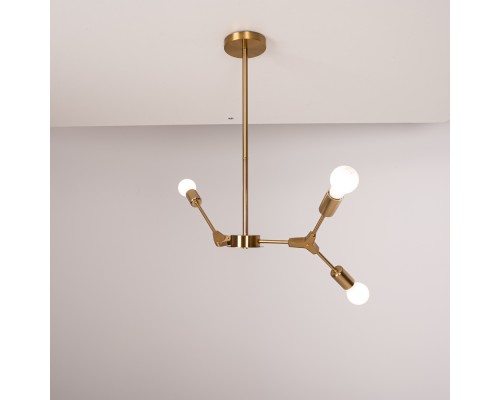 Люстра на штанге LATE D55 Gold ImperiumLoft