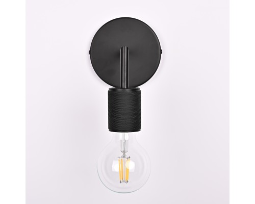 Бра RH Utilitaire Single Sconce Black