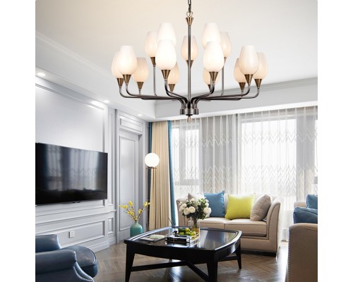 Подвесная люстра VIOLA MILK 6