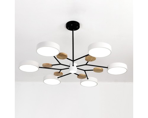 Люстра на штанге MEADE 6 lamps White ImperiumLoft