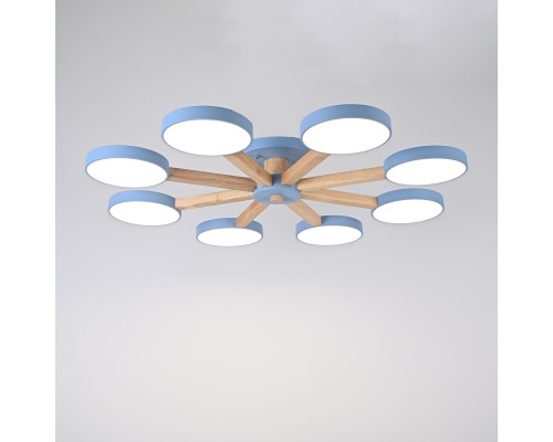 Потолочная люстра TURNA 8 Blue