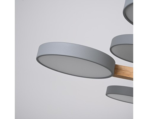 Люстра на штанге TURNA DBL L12 Gray