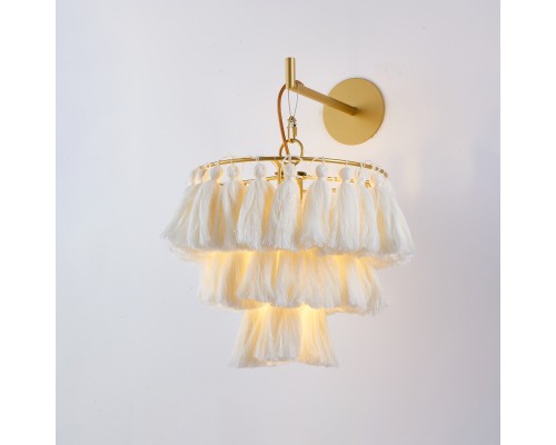 Настенный светильник TASSEL WALL Бежевый ImperiumLoft