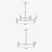 Подвесная люстра SENSE D81 ImperiumLoft