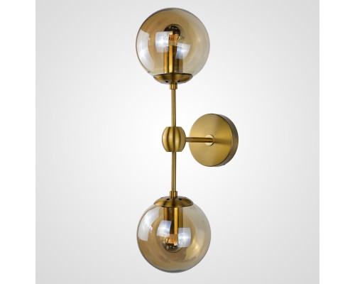 Бра Modo Sconce 2 Globes Gold