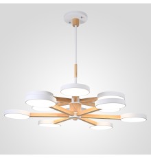 Люстра на штанге TURNA DBL L12 White ImperiumLoft