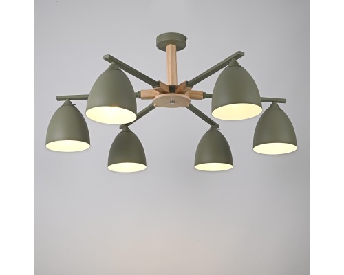 Потолочная люстра NOA 6 Olive