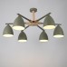 Потолочная люстра NOA 6 Olive
