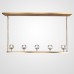 Люстра RH Boule De Cristal Linear Chandelier 5 Bronze