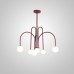 Люстра на штанге DAY L6 D75 Red ImperiumLoft