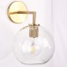 Бра RH Utilitaire Globe Shade Single Sconce Brass
