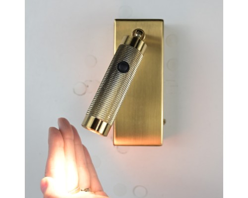 Бра Chelsom WALL LED KNURL BRASS ImperiumLoft