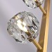 Люстра RH Boule De Cristal Linear Chandelier 6 Bronze