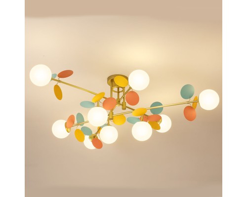 Потолочная люстра Light of MATISSE B D80 Gold White ImperiumLoft