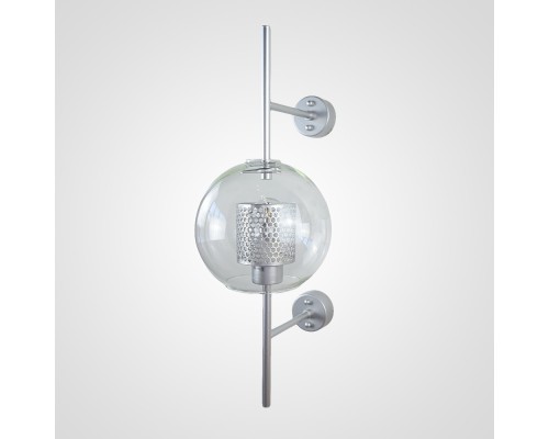 Настенный светильник CATCH WALL ball L55 steel ImperiumLoft