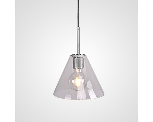 Подвесной светильник RH Utilitaire Funnel Pendant Silver ImperiumLoft