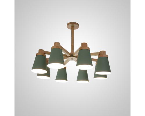 Потолочная люстра PROP 8 Green ImperiumLoft