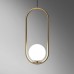 Подвесной светильник Matthew McCormick hoop 50 Silver MILA Pendant