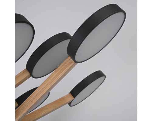 Люстра на штанге TURNA DBL L12 Black