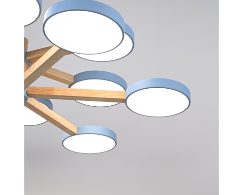 Люстра на штанге TURNA DBL L12 Blue