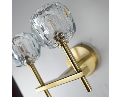 Бра Boule de Cristal Double Sconce Brass