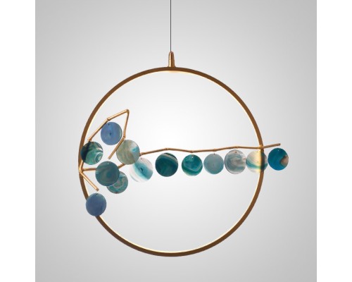 Подвесной светильник AGATE 10 multicolour D60 ImperiumLoft