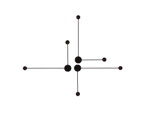 Настенный светильник DOTS A Black ImperiumLoft