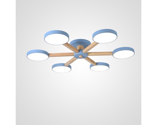 Потолочная люстра TURNA 6 Blue