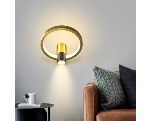 Настенный светильник DAGVEIG С Black 4000К ImperiumLoft