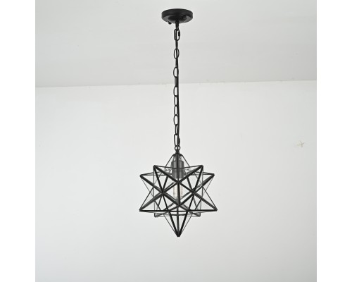 Люстра Black Star Clear Glass 30 см ImperiumLoft