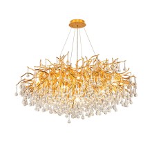 Подвесная люстра Droplet Chandelier circle D100 ImperiumLoft