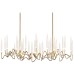 Люстра на штанге Il Pezzo Chandelier Brass and Crystals ImperiumLoft