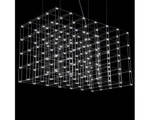 Подвесная люстра Quasar Cosmos Square LED pendant light 80/80/140 ImperiumLoft