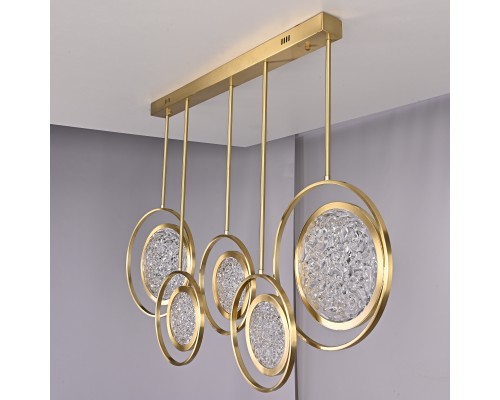 Дизайнерская люстра на штанге ЛУНА lighting collection L100 ImperiumLoft