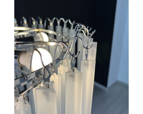 Подвесная люстра Eich Chandelier Nova 9 D65 nickel