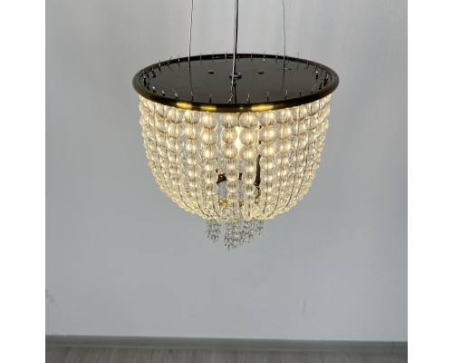 Потолочная люстра JACQUELINE WHITE SCONCE brass