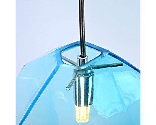 Подвесной светильник Color Ice Cube Pendant JEVIO 1 Голубой ImperiumLoft