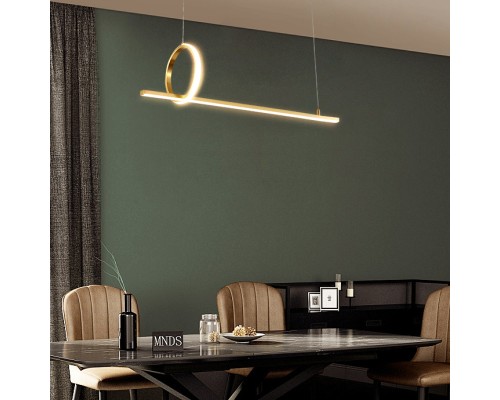 Подвесной светильник MOFFIT B LONG L90 Brass