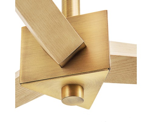 Люстра на штанге Jorgenson D85 Beige/Dark wood