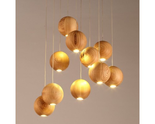 Подвесной светильник Lofter Wooden Sphere