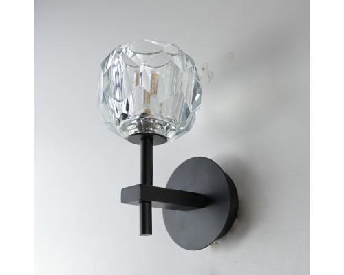 Бра Boule de Cristal Single Sconce Black ImperiumLoft
