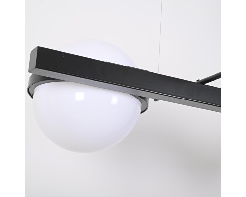 Реечный подвесной светильник PALMA Wall lamp 2 шара + 1 вазон горизонтальная ImperiumLoft