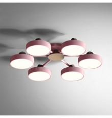 Потолочная люстра MOVE 6 Pink ImperiumLoft