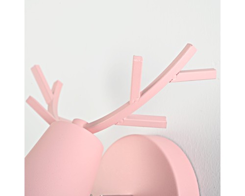 Бра с рожками DEER A Pink