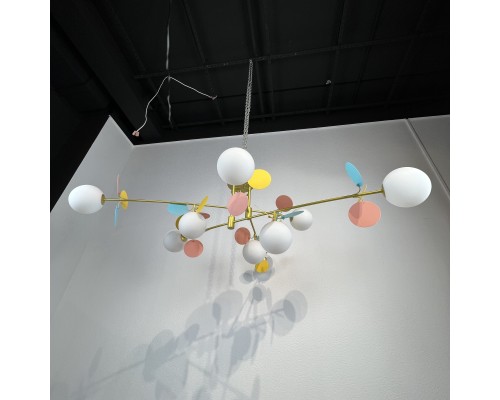 Потолочная люстра Light of MATISSE B D120 Gold Multicolor ImperiumLoft