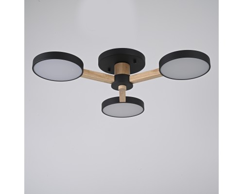 Потолочная люстра TURNA 3 Black