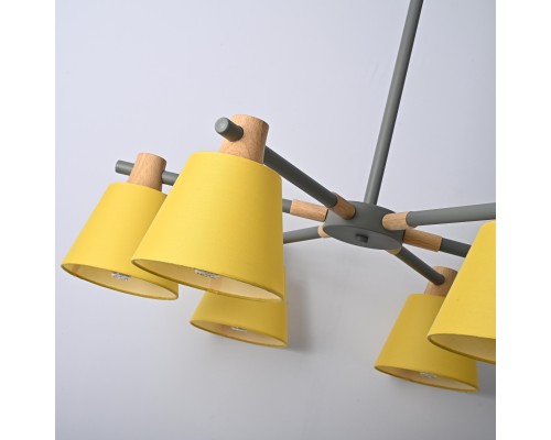 Люстра на штанге NATURA A YELLOW 6